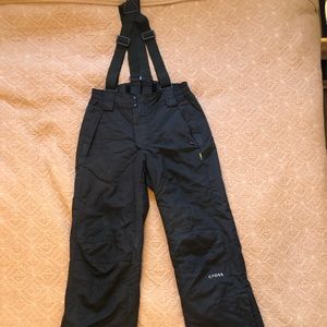 Black ski pants